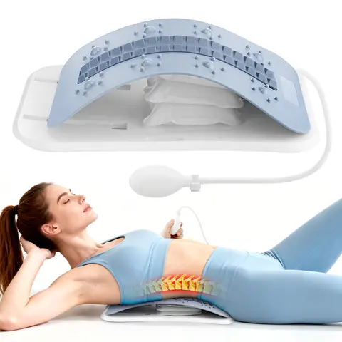 Planche Lombaire Électrique à Airbag – Étirement Automatique du Dos, 3 Modes