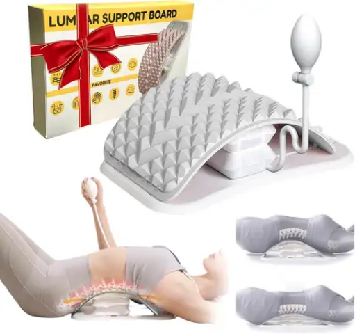 Planche Lombaire Électrique à Airbag – Étirement Automatique du Dos, 3 Modes