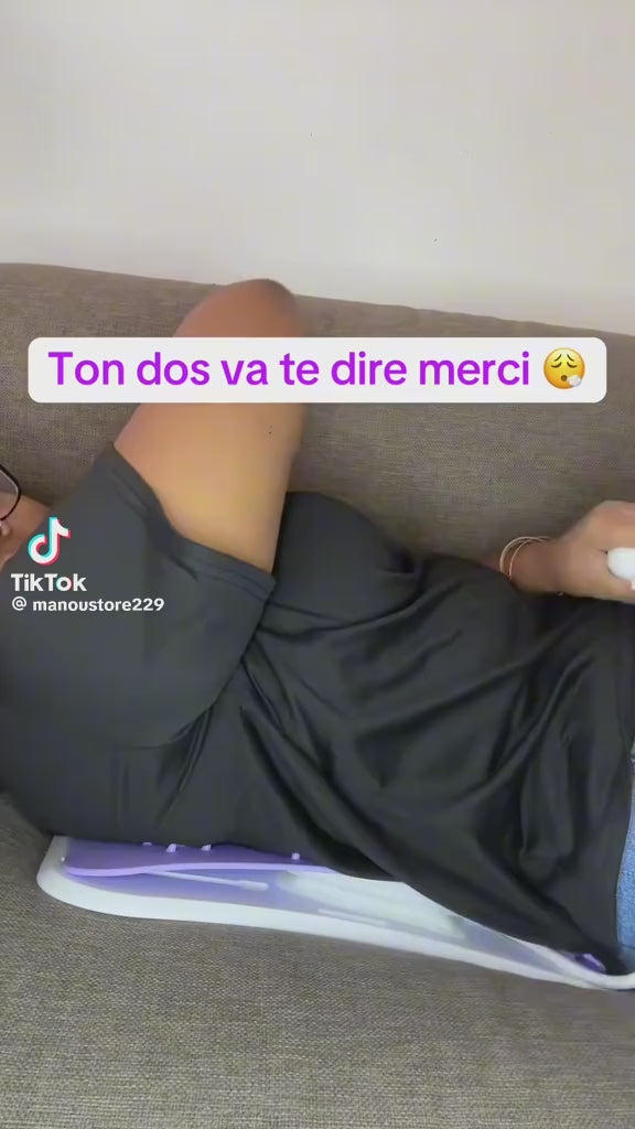 Planche Lombaire Électrique à Airbag – Étirement Automatique du Dos, 3 Modes